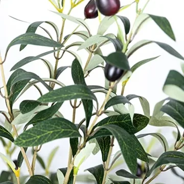 Realistic 6.4FT DIIGER Artificial Olive Tree for Home