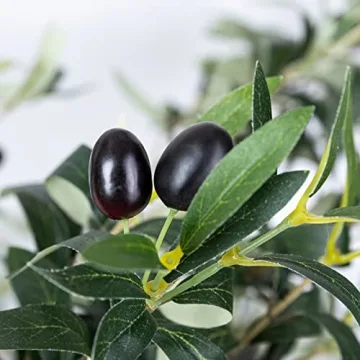 Realistic 6.4FT DIIGER Artificial Olive Tree for Home