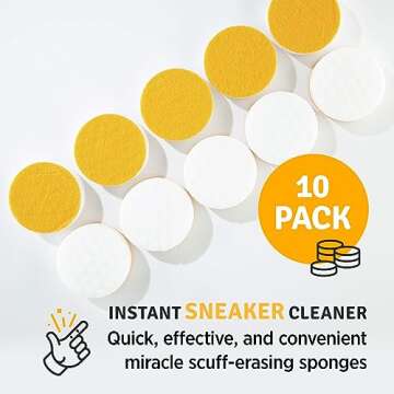 Premium Sneaker Cleaner - Dual-Sided Sponge Kit 20 Pack