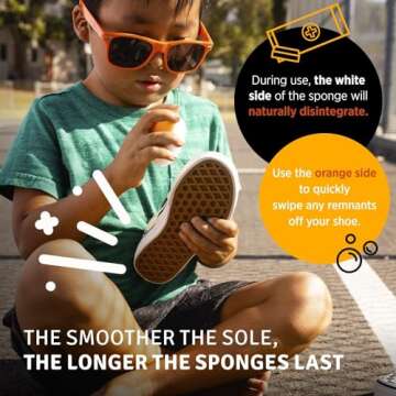 Premium Sneaker Cleaner - Dual-Sided Sponge Kit 20 Pack