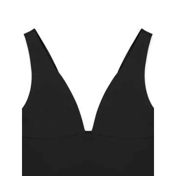 Stylish REORIA Summer Deep V Neck Backless Tank Top