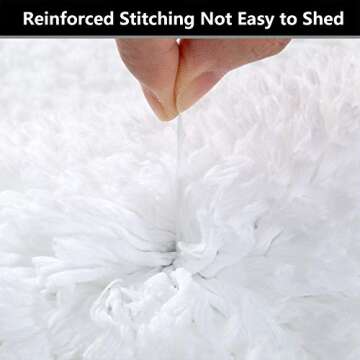 Plush Non-Slip Bathroom Rug - Soft & Absorbent Bath Mat