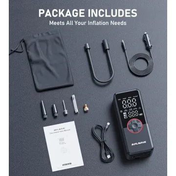 Portable Tire Inflator - Fast Air Compressor for Cars