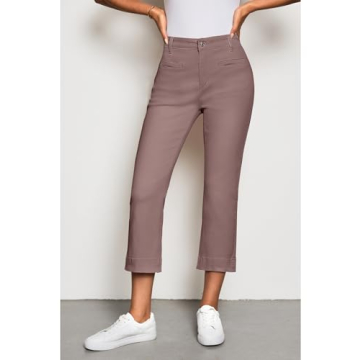 Luvamia High Waisted Cropped Jeans for Stylish Comfort