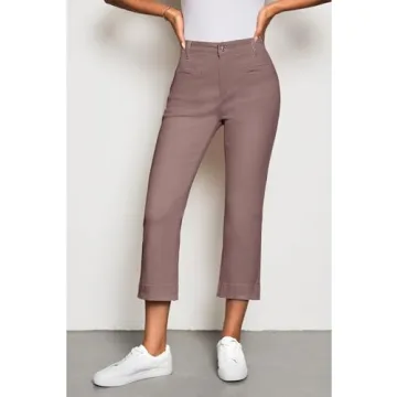Luvamia High Waisted Cropped Jeans for Stylish Comfort