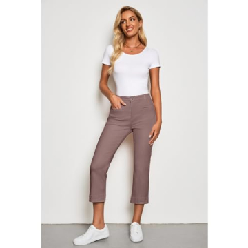 Luvamia High Waisted Cropped Jeans for Stylish Comfort