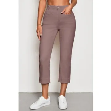 Luvamia High Waisted Cropped Jeans for Stylish Comfort