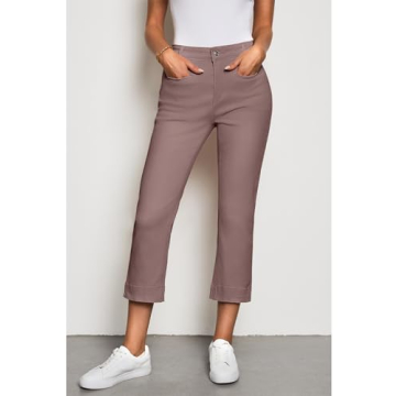 Luvamia High Waisted Cropped Jeans for Stylish Comfort