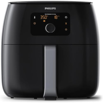 Philips Premium Airfryer XXL - Fat Removal Technology, Family Sized - Black (HD9650/96)