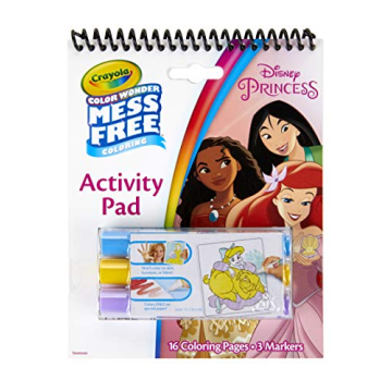 Crayola Color Wonder Disney Princess Coloring & Activity Pad - Mess Free and Perfect for Kids