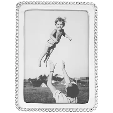 Elegant Mariposa Beaded 5 x 7 Picture Frame for Home Decor