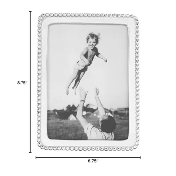 Elegant Mariposa Beaded 5 x 7 Picture Frame for Home Decor