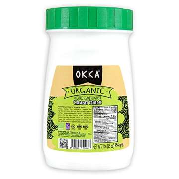 Okka Organic Ground Sesame Tahini (16 oz)