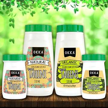 Okka Organic Ground Sesame Tahini (16 oz)