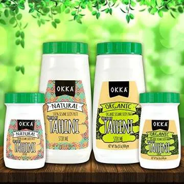 Okka Organic Ground Sesame Tahini (16 oz)