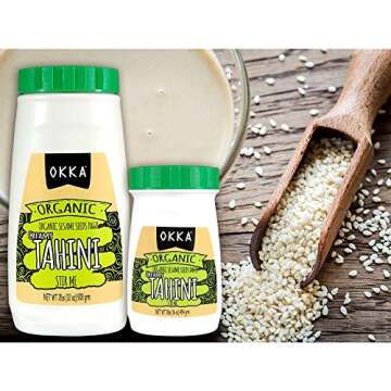Okka Organic Ground Sesame Tahini (16 oz)