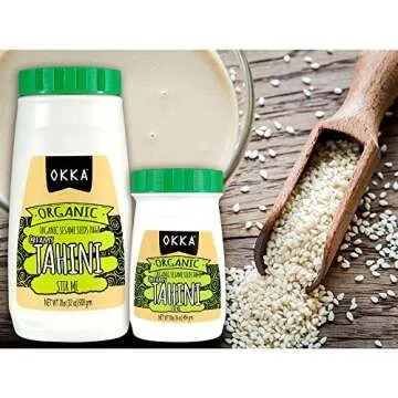Okka Organic Ground Sesame Tahini (16 oz)