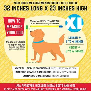 SportPet Designs Plastic Kennels Rolling Plastic Airline Approved Wire Door Travel Dog Crate, X-Larg...