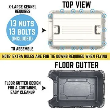 SportPet Designs X-Large Rolling Dog Crate - Airline Approved