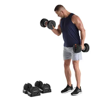NordicTrack 55 lb Adjustable Dumbbells for Home Fitness