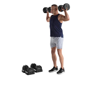 NordicTrack 55 lb Adjustable Dumbbells for Home Fitness