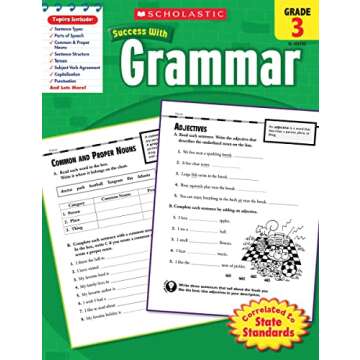 Scholastic Success With Grammar: Grade 3 Workbook