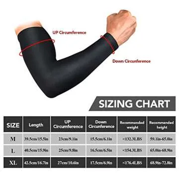 OWIKAR Compression Arm Sleeves for Active Lifestyles