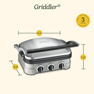 Cuisinart 5-in-1 Griddler for Effortless Cooking