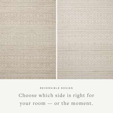 Loloi Angela Rose x Rivers Sand/Ivory 7'-9" x 9'-9" Area Rug