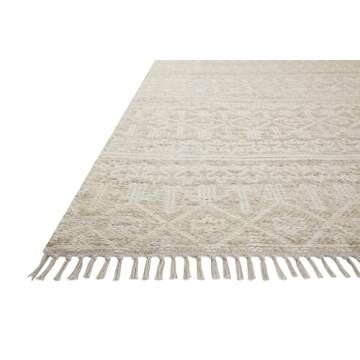 Loloi Angela Rose x Rivers Sand/Ivory 7'-9" x 9'-9" Area Rug