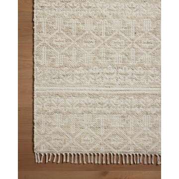 Loloi Angela Rose x Rivers Sand/Ivory 7'-9" x 9'-9" Area Rug