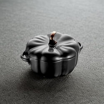 STAUB Ceramic Pumpkin Dish Oven Safe Elegant Design