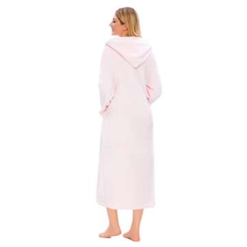 Girls' Bathrobe, Plush Pool Cover up Hooded Fleece Robe Bathrobe for Toddler Little & Big Girls, Pink, US 6 Years, CN 130