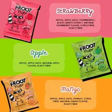 The Froot Thief Strawberry Real Fruit Whips, 100% Natural