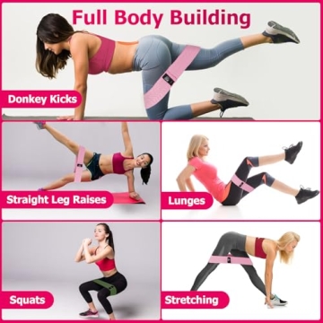 CFX Resistance Bands Set for Hips & Glutes, Durability & Comfort