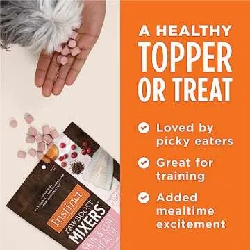 Instinct Raw Boost Mixers, Freeze Dried Dog Food Topper with Functional Ingredients, Grain Free, Real Chicken - Skin & Coat Health, 12.5 oz. Bag