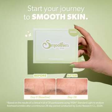 Smoothies Wide Triangle Wrinkle Patches for Youthful Skin