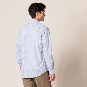 Amazon Essentials Men's Slim-Fit Long-Sleeve Poplin Shirt