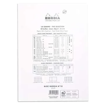 Rhodia Ice Pad Staplebound 8.25X11.75 Grid