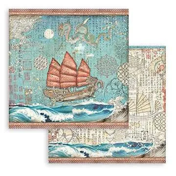 Vibrant Double-Sided Paper Pad for Scrapbooking