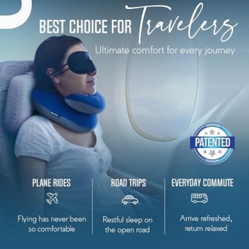 BCOZZY Travel Neck Pillow Double Support Comfort