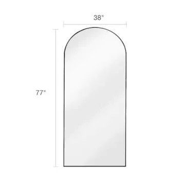 DYNWELL Full Length Arched Mirror - Stylish & Functional