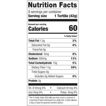 La Banderita Carb Counter® White | 8" Size Flour Tortillas |Carb Friendly |Keto Certified | 11.9 oz.| 8 Count (Pack of 4)