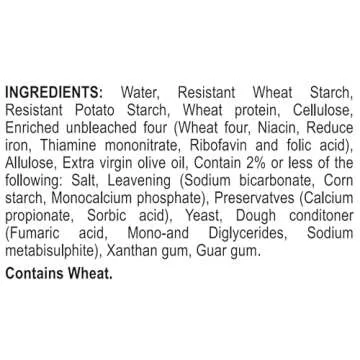 La Banderita Carb Counter® White | 8" Size Flour Tortillas |Carb Friendly |Keto Certified | 11.9 oz.| 8 Count (Pack of 4)