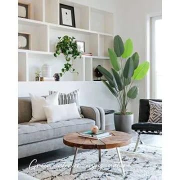 KELOTEVEN 6Ft Artificial Bird of Paradise Faux Tree