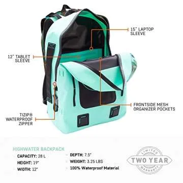 BOTE Highwater Waterproof Backpack for Outdoor Adventures