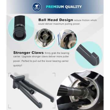 Durable Lower Bearing Carrier Puller for All Major Brands