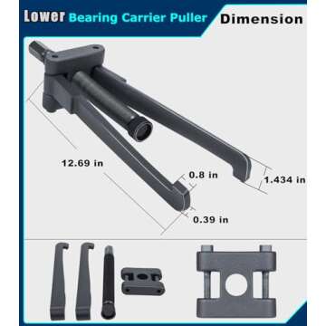 Durable Lower Bearing Carrier Puller for All Major Brands