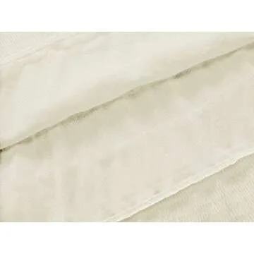 NASHALYLY Women's Chiffon Elastic High Waist Pleated A-Line Flared Maxi Skirts?Perfectly Pale,S?