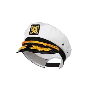 Wall2Wall Adjustable Yacht Captain Hat for All Ages